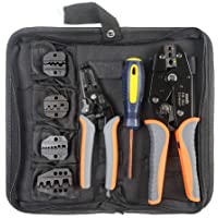 IWISS IWS-30J Kit doutils à sertir Bornes pour différents types avec 5 ensembles avec découpe Avec coupe-fil et coupe…